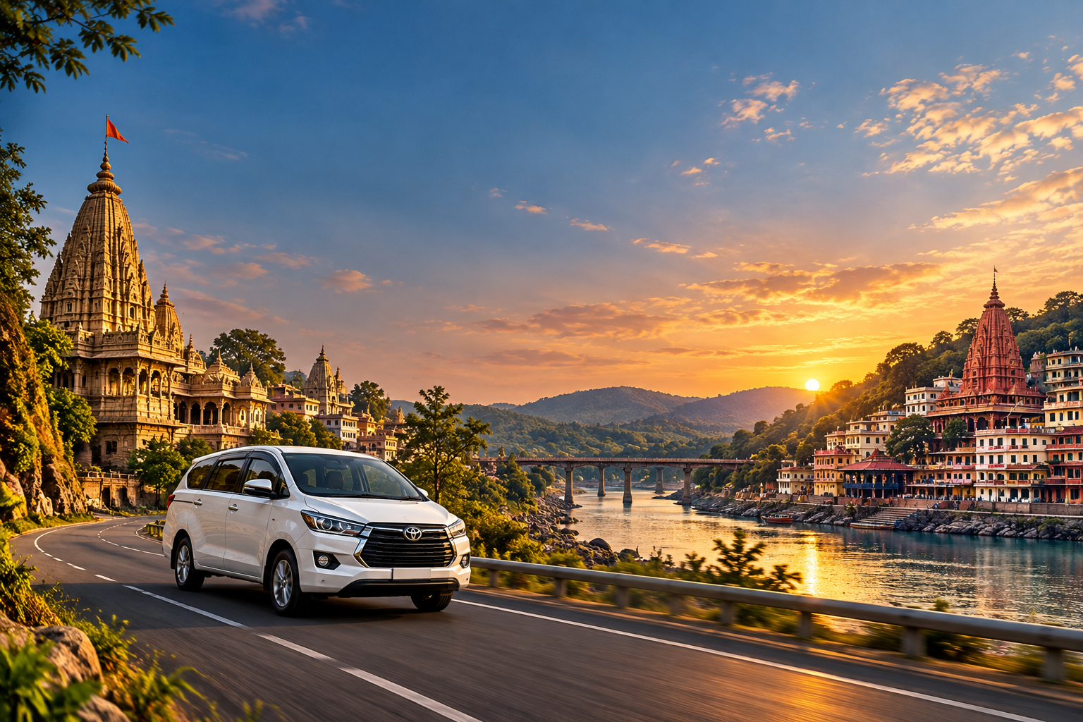 Ujjain to Omkareshwar Taxi Fare, Hotel & Darshan Packages