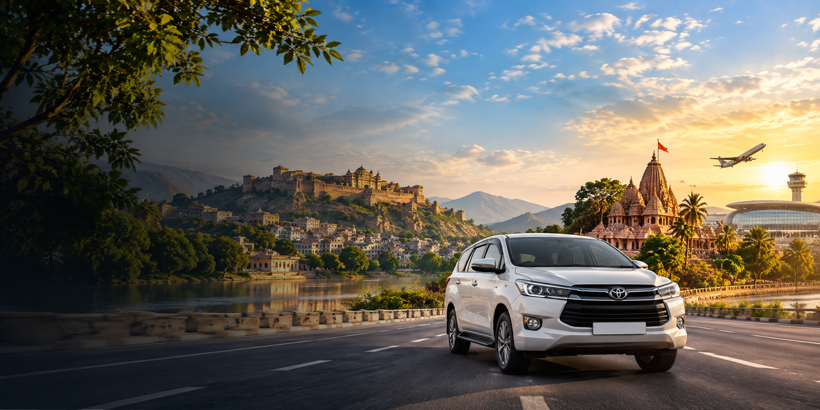 Taxi Service in Madhya Pradesh – One Way, Round Trip & Local